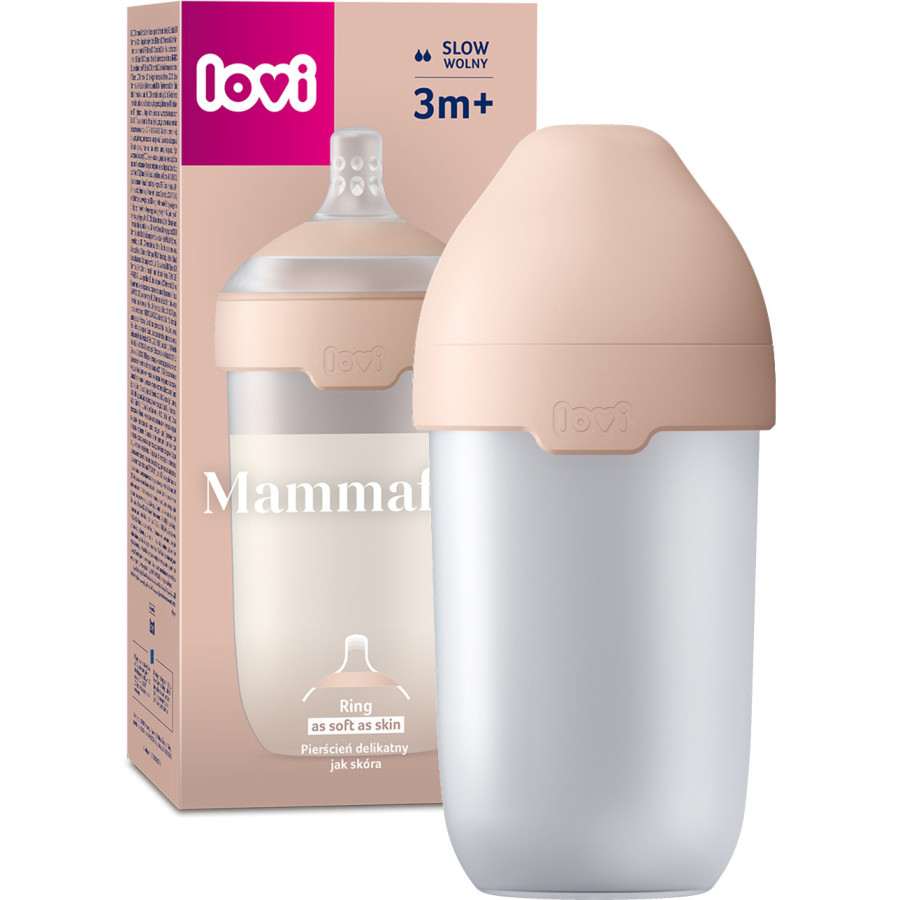 Butelka dla niemowląt Mammafeel 250 ml / Lovi Butelka dla niemowląt Mammafeel 250 ml / Lovi