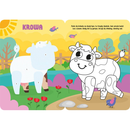 Koloruję i naklejam Zwierzątka na wsi / Aksjomat
