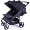 Wózek dla bliźniaków Easy Twin 3S Black / Baby Monsters