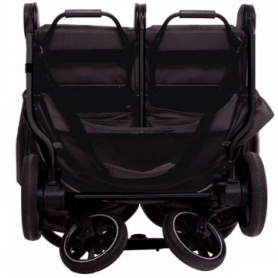 Wózek dla bliźniaków Easy Twin 3S Black / Baby Monsters