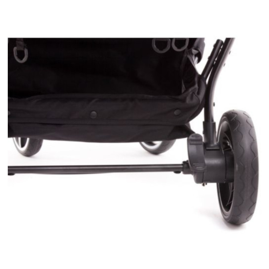 Wózek dla bliźniaków Easy Twin 3S Black / Baby Monsters