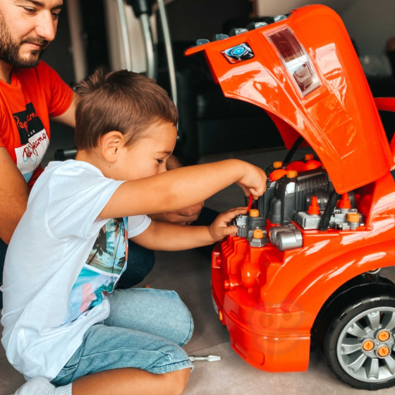 Ciężarówka dla małego mechanika + akcesoria 61 el. / Woopie