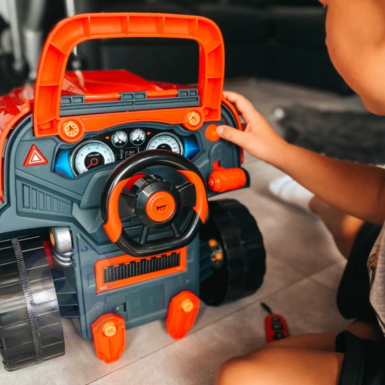 Ciężarówka dla małego mechanika + akcesoria 61 el. / Woopie
