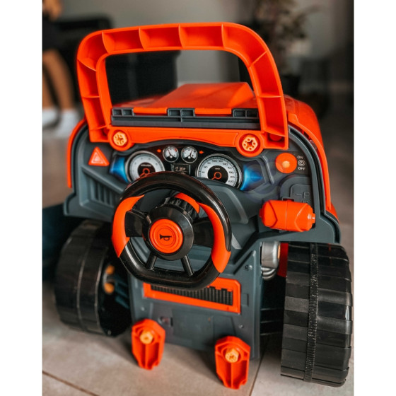 Ciężarówka dla małego mechanika + akcesoria 61 el. / Woopie