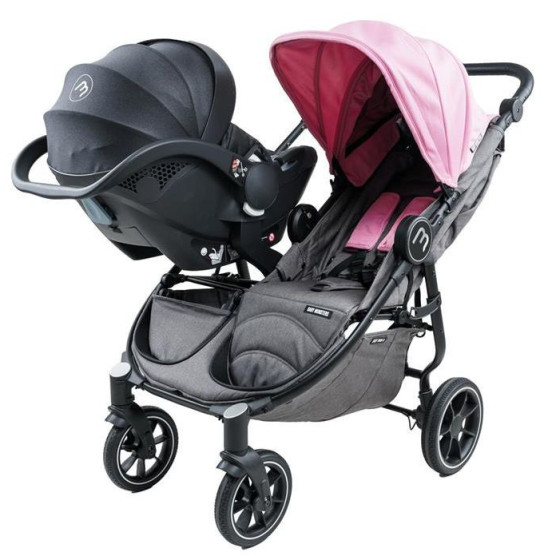 Adaptery do fotelików Cybex, Maxi Cosi - wózek Easy Twin 4 / Baby Monsters