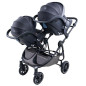 Adaptery do fotelików Cybex, Maxi Cosi - wózek Easy Twin 4 / Baby Monsters Adaptery do fotelików Cybex, Maxi Cosi - wózek Easy Twin 4 / Baby Monsters