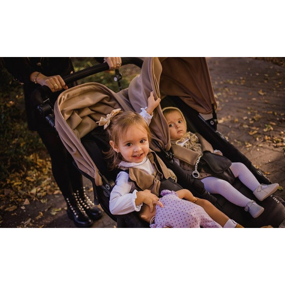 Wózek dla bliźniaków Easy Twin 3S Rouge / Baby Monsters