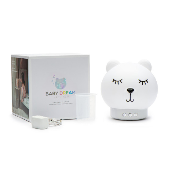Szumiąca lampka nocna z nawilżaczem powietrza 5w1 / Baby Dream