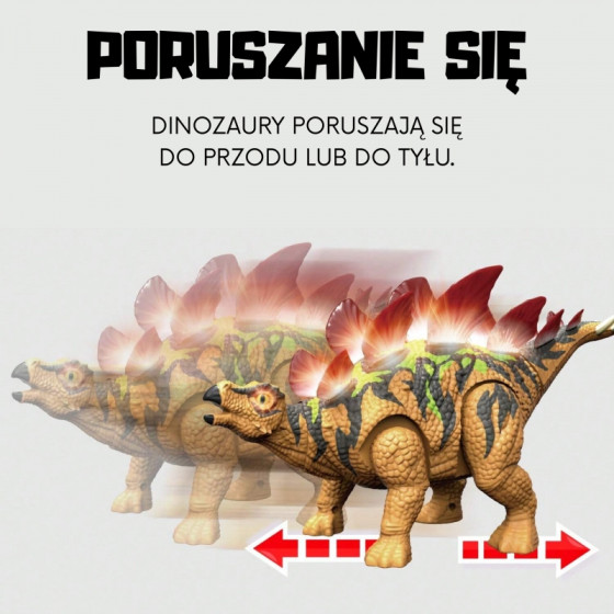 Zdalnie sterowany dinozaur Stegozaur RC / Woopie