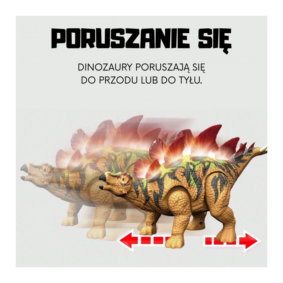 Zdalnie sterowany dinozaur Stegozaur RC / Woopie