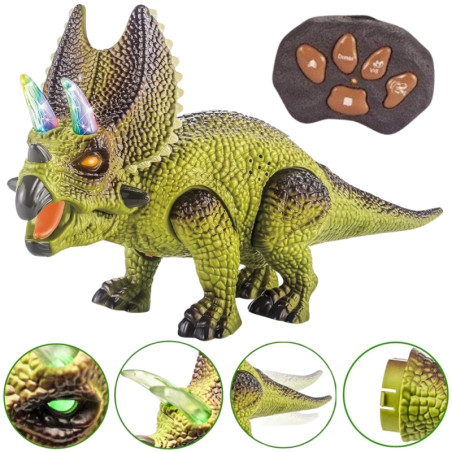Zdalnie sterowany dinozaur Triceratops RC / Woopie