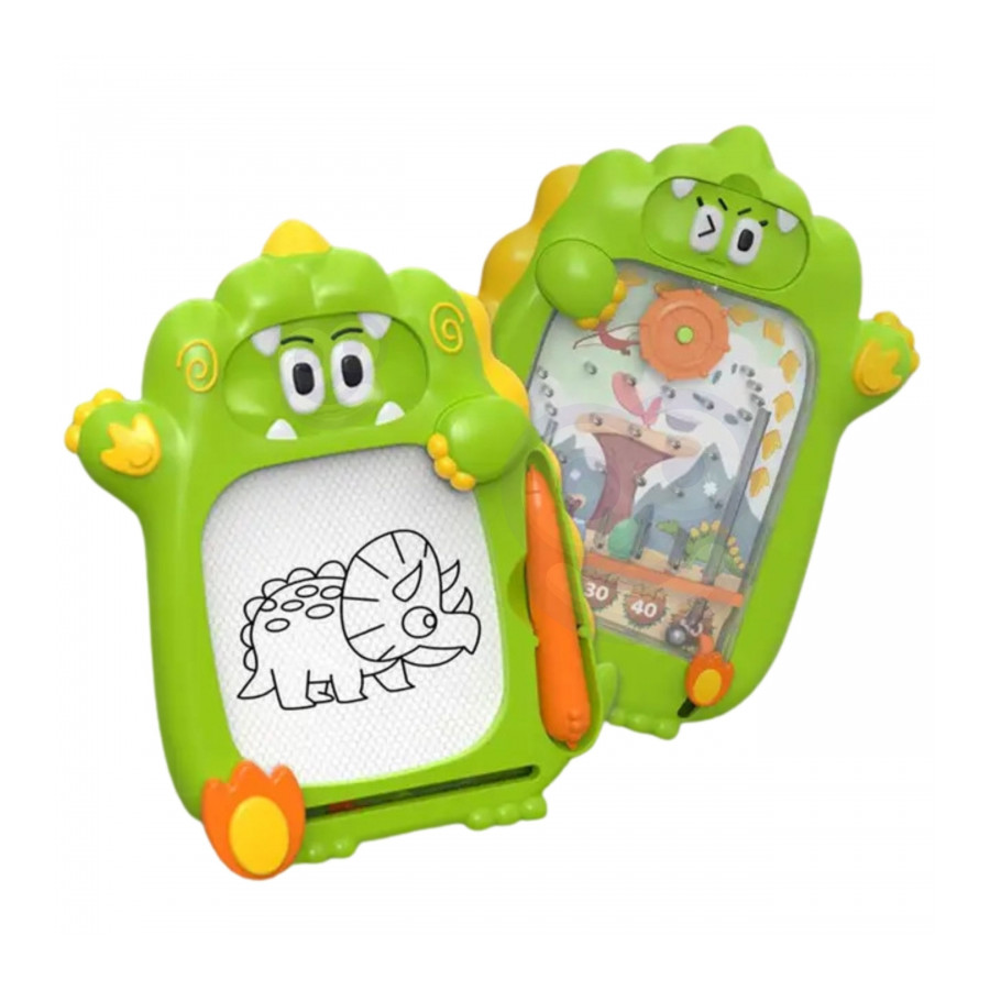 Zielona tablica magnetyczna znikopis + Gra zręcznościowa Pinball / Woopie