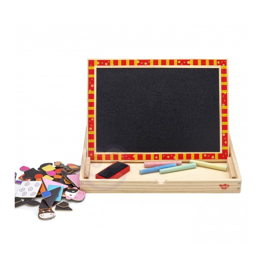 Dwustronna tablica magnetyczna Farma / Tooky Toy