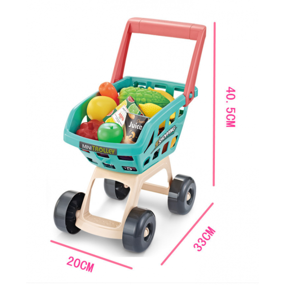 Sklep Supermarket z wózkiem i akcesoriami 47 el. / Woopie
