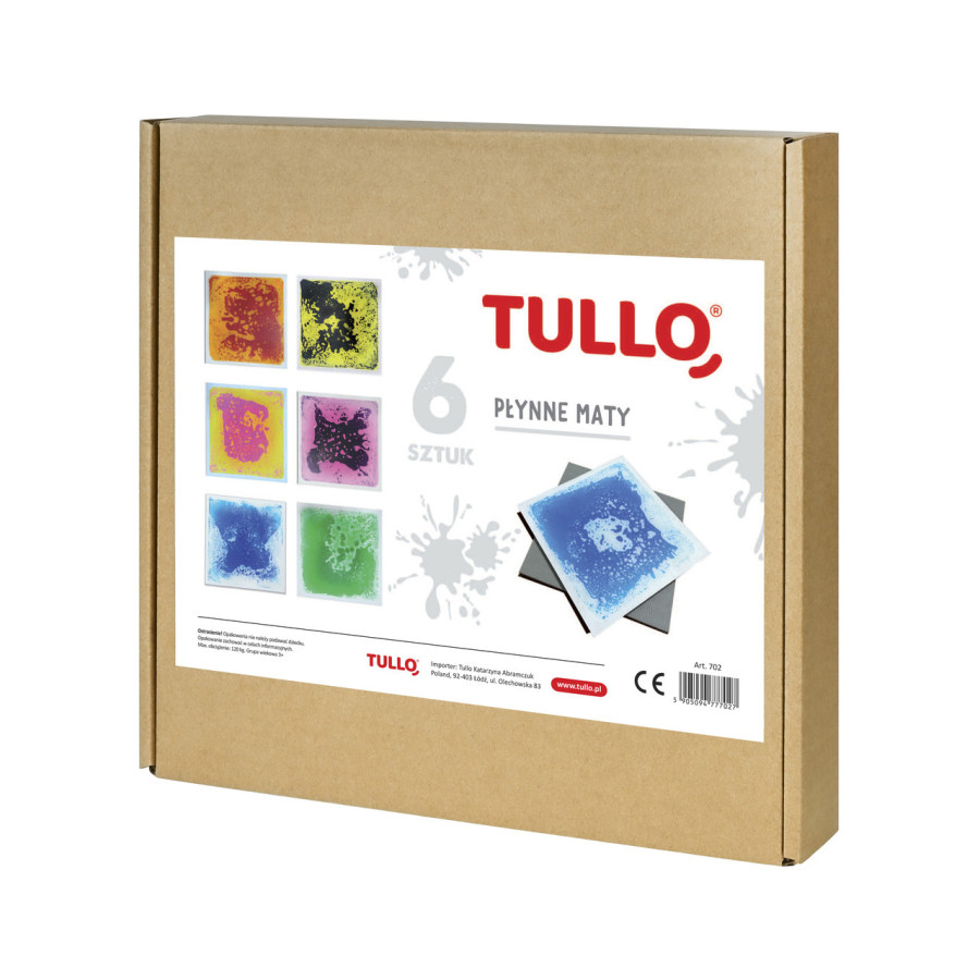 Ścieżka sensoryczna - płytki z cieczą 30 cm 6 szt. / Tullo