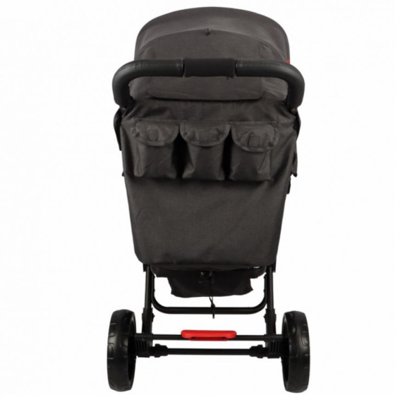 Wózek spacerowy do żłobka Lidoo Ergondrive Black 3-osobowy / Familidoo