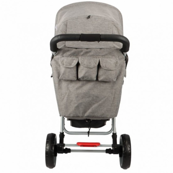 Wózek spacerowy do żłobka Lidoo Ergondrive Grey 3-osobowy / Familidoo