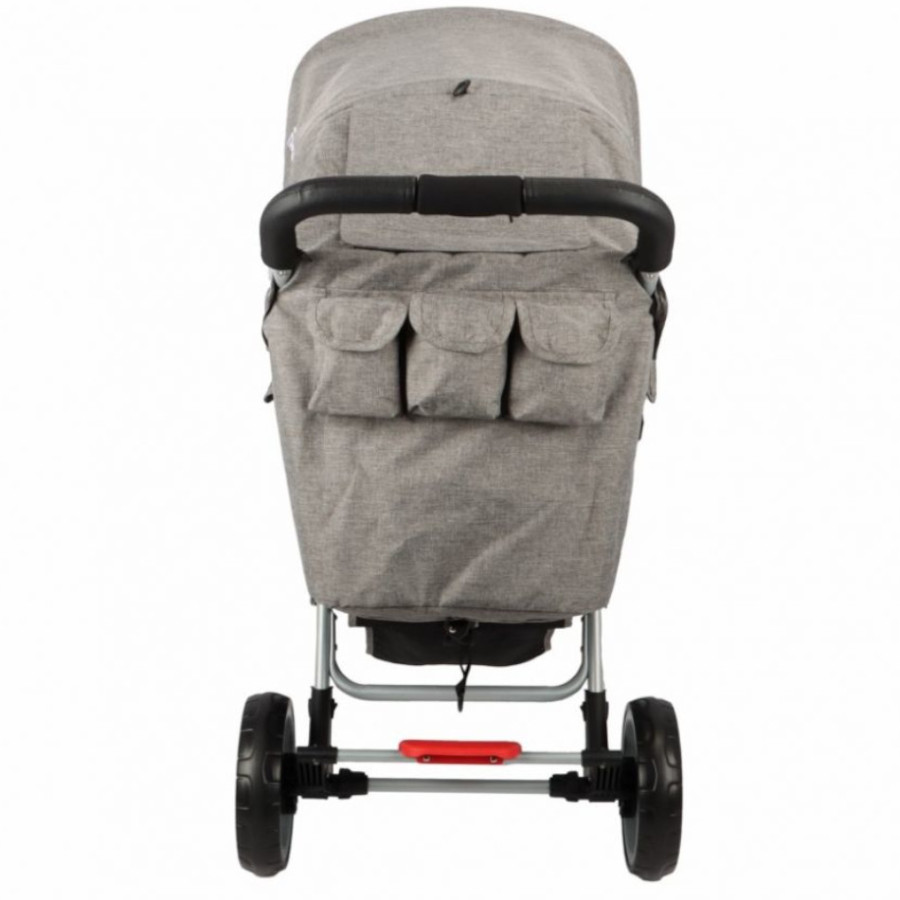 Wózek spacerowy do żłobka Lidoo Ergondrive Grey 3-osobowy / Familidoo