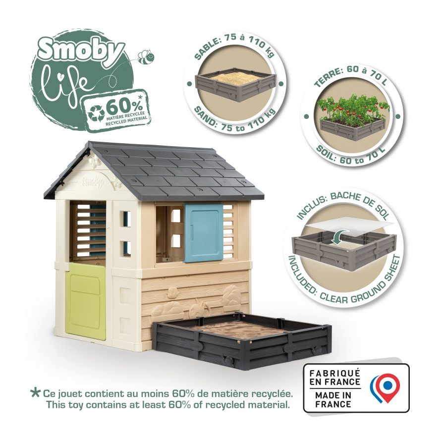 Domek ogrodowy z piaskownicą / Smoby