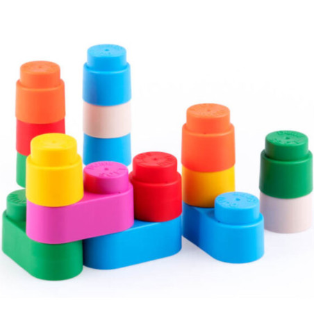 Super miękkie klocki Dumi Blocks 16 szt. / Dumel