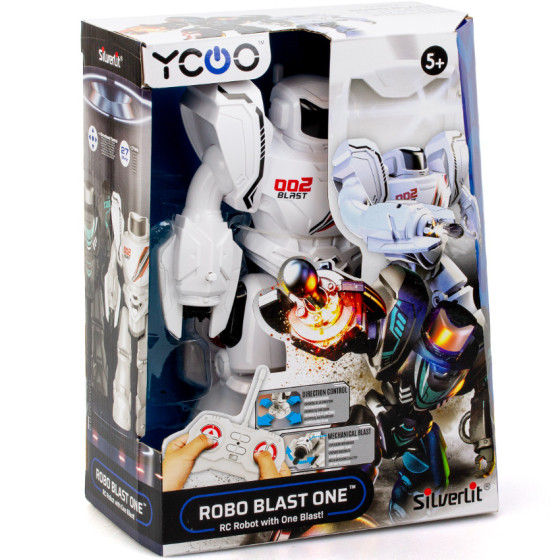 Interaktywny robot Robo Blast One biały / Silverlit