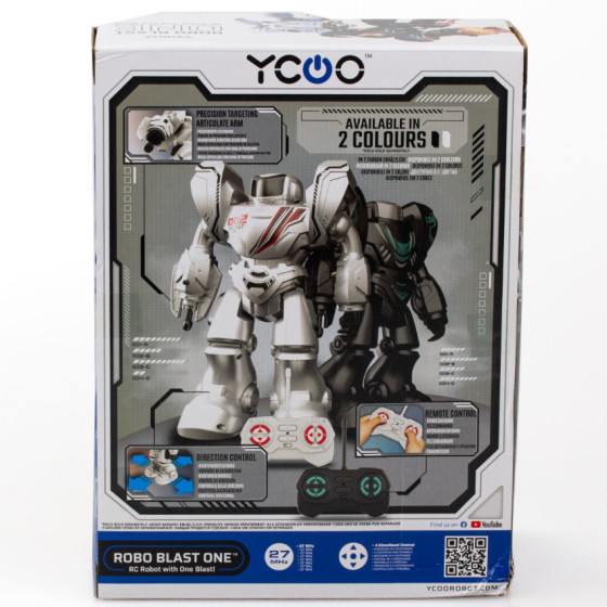 Interaktywny robot Robo Blast One biały / Silverlit