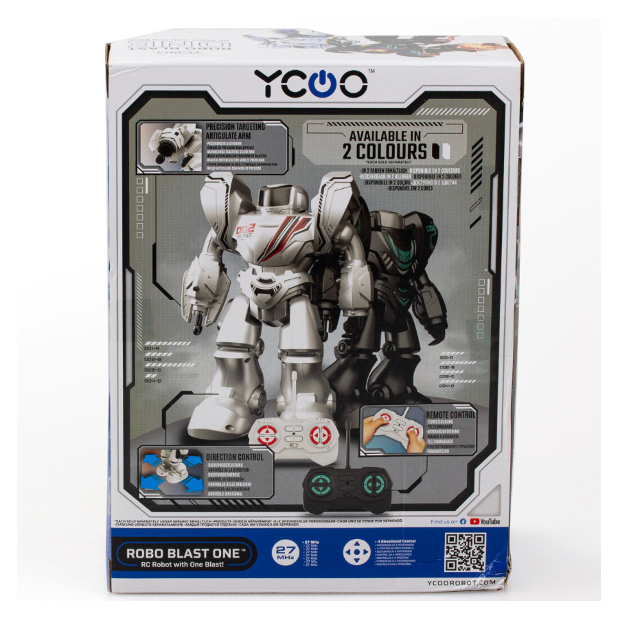 Interaktywny robot Robo Blast One biały / Silverlit