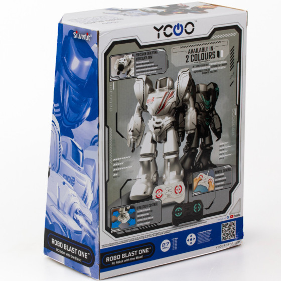 Interaktywny robot Robo Blast One biały / Silverlit
