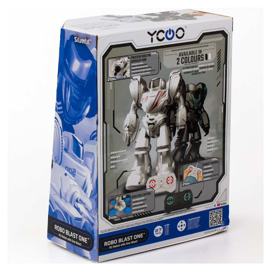 Interaktywny robot Robo Blast One biały / Silverlit