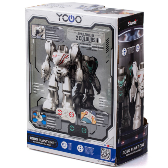 Interaktywny robot Robo Blast One biały / Silverlit
