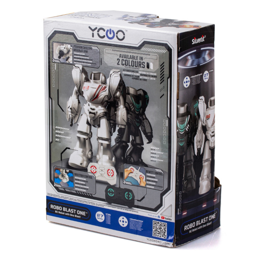 Interaktywny robot Robo Blast One biały / Silverlit
