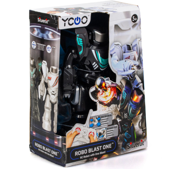 Interaktywny robot Robo Blast One czarny / Silverlit