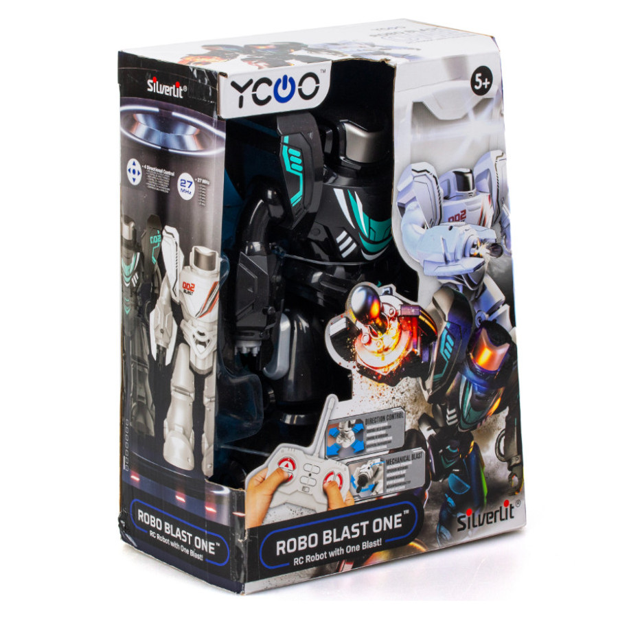 Interaktywny robot Robo Blast One czarny / Silverlit