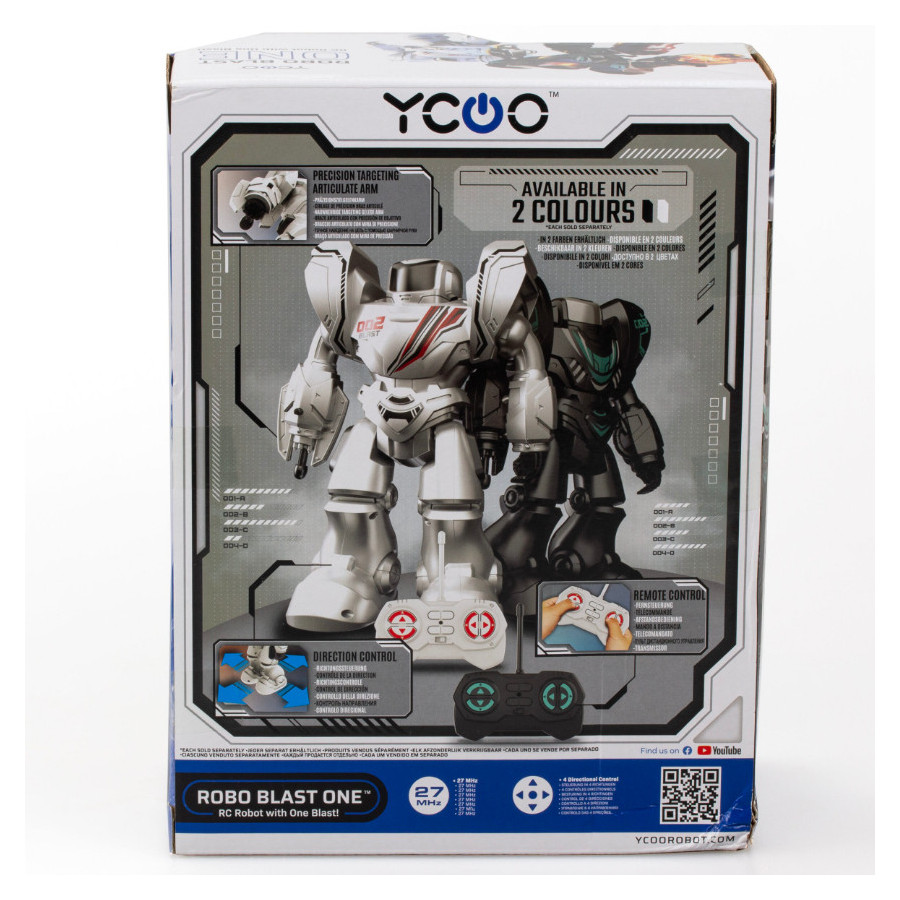 Interaktywny robot Robo Blast One czarny / Silverlit