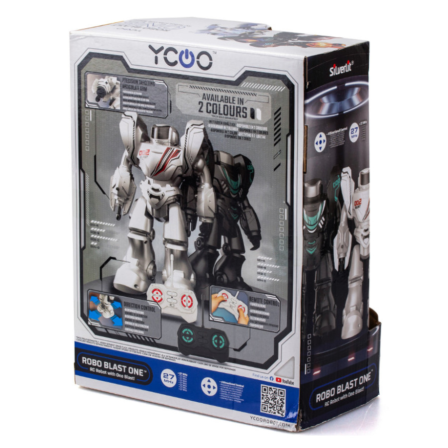 Interaktywny robot Robo Blast One czarny / Silverlit