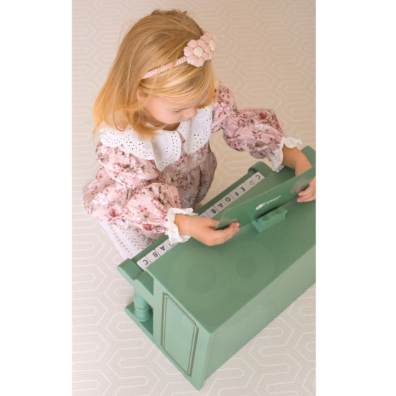 Pianinko Vintage + Książeczka do nauki / Classic World