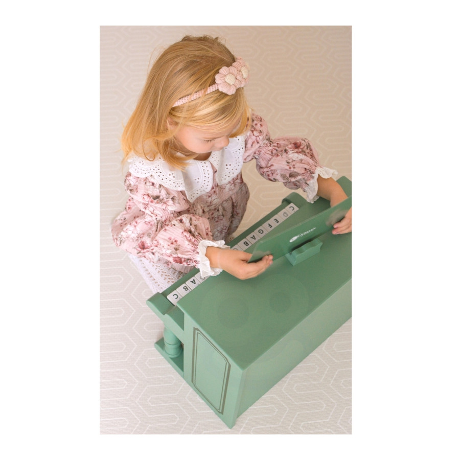 Pianinko Vintage + Książeczka do nauki / Classic World