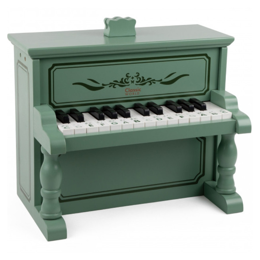 Pianinko Vintage + Książeczka do nauki / Classic World Pianinko Vintage + Książeczka do nauki / Classic World