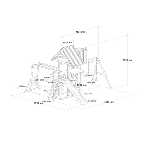 Plac zabaw Mitch play tower / Axi