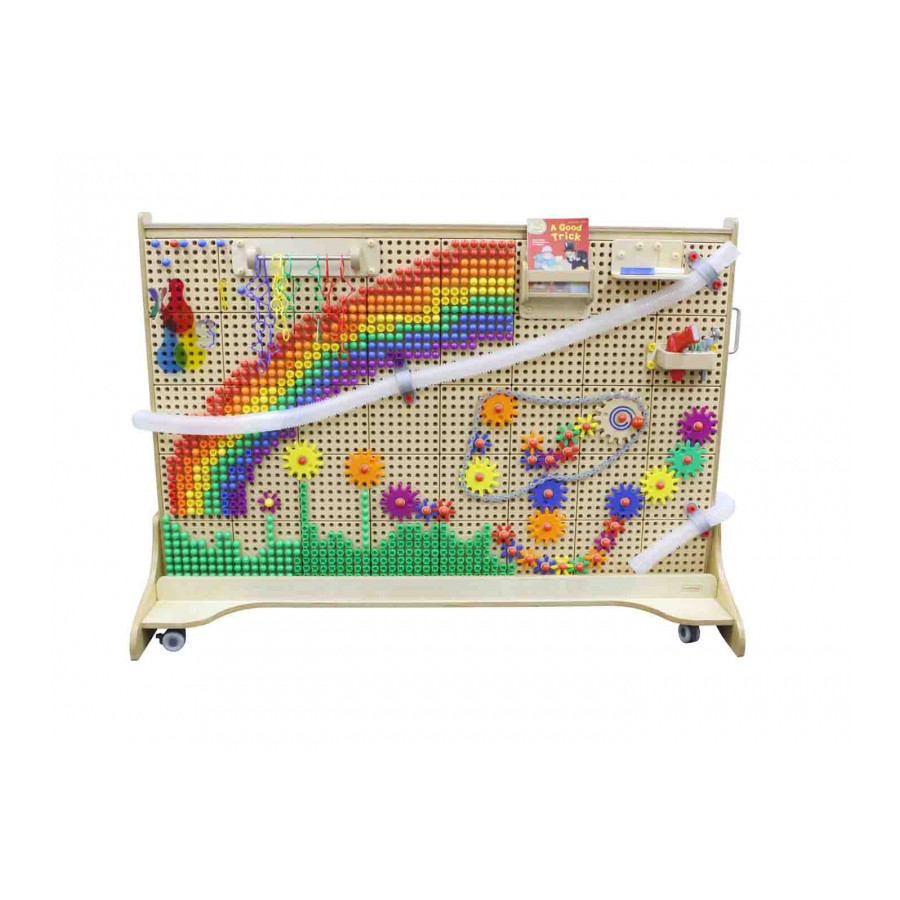 Wolnostojąca tablica naukowo-kreatywna STEM 166x125 cm / Masterkidz