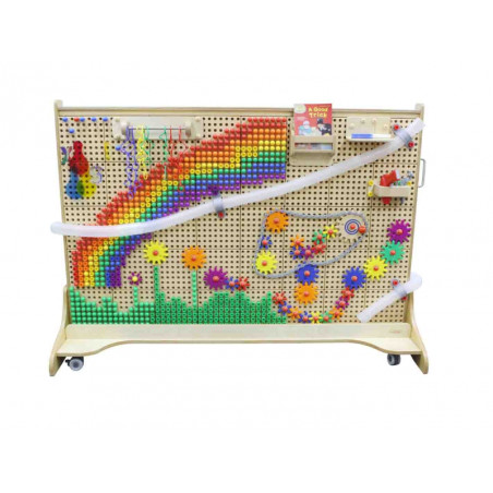 Wolnostojąca tablica naukowo-kreatywna STEM 166x125 cm / Masterkidz