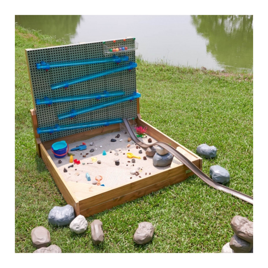 Tablica kreatywna z piaskownicą zestaw STEM Wall / Masterkidz