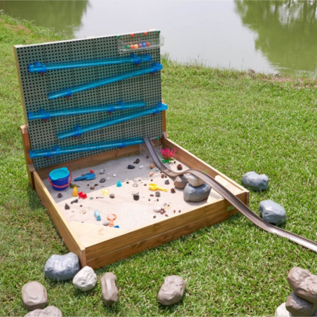 Tablica kreatywna z piaskownicą zestaw STEM Wall / Masterkidz