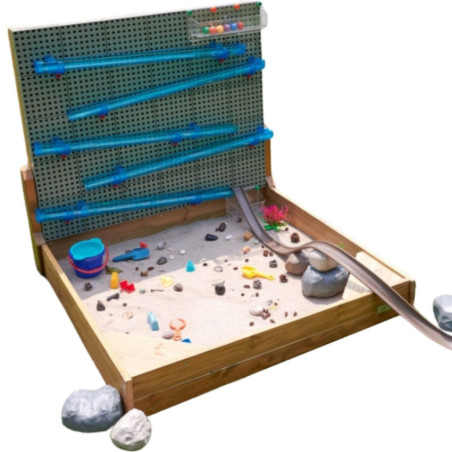 Tablica kreatywna z piaskownicą zestaw STEM Wall / Masterkidz