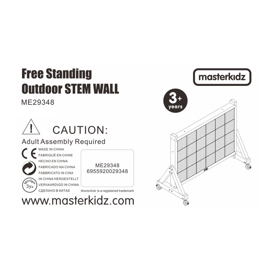 Tablica naukowo-kreatywna STEM Wall Outdoor / Masterkidz