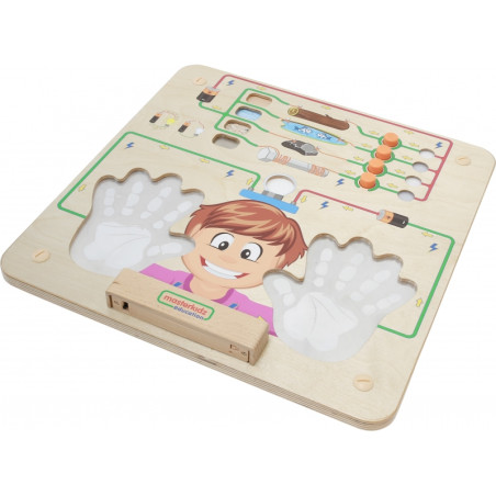 Zestaw ciuchcia 5 tablic Sensoryczno-motorycznych / Masterkidz