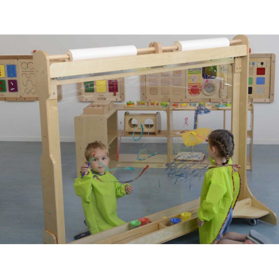 Duża sztaluga okienna do malowania / Masterkidz