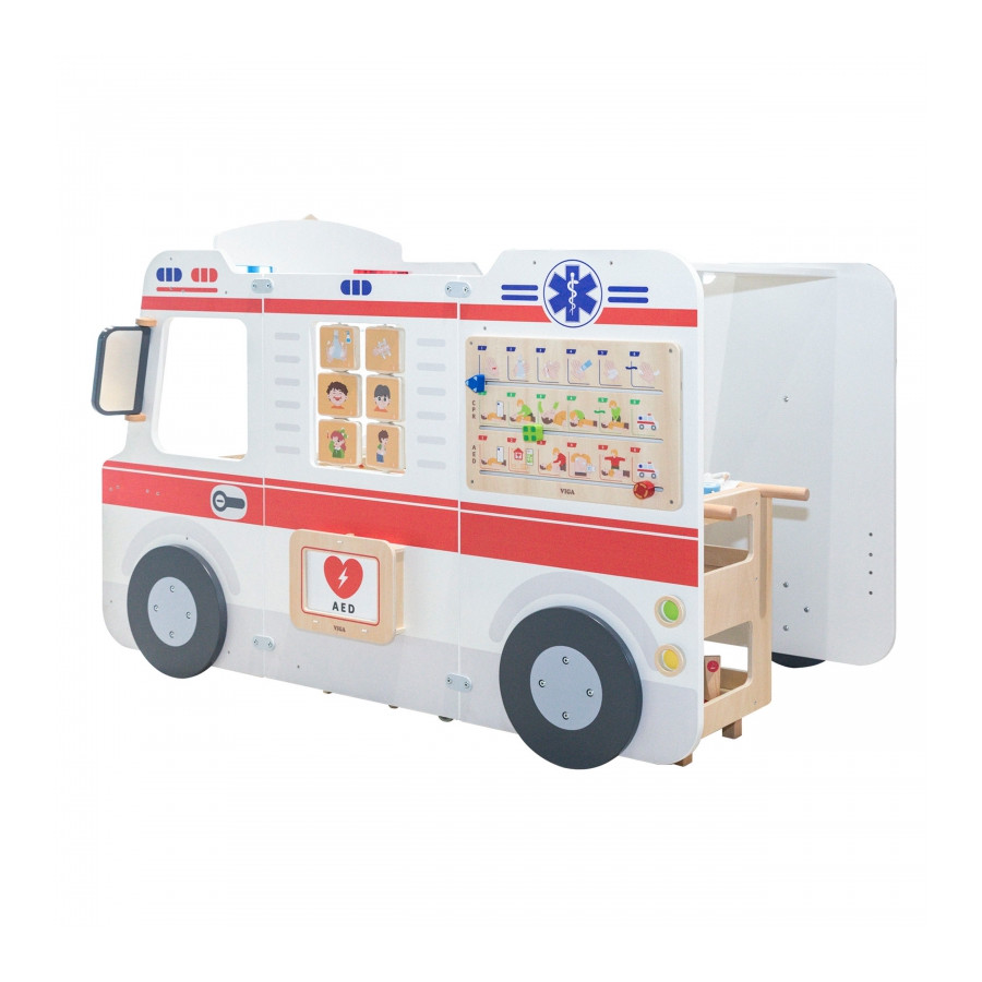 Duży ambulans z akcesoriami / Viga