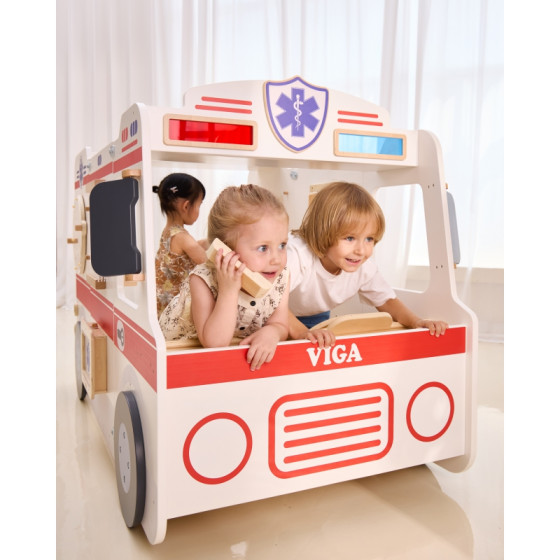 Duży ambulans z akcesoriami / Viga