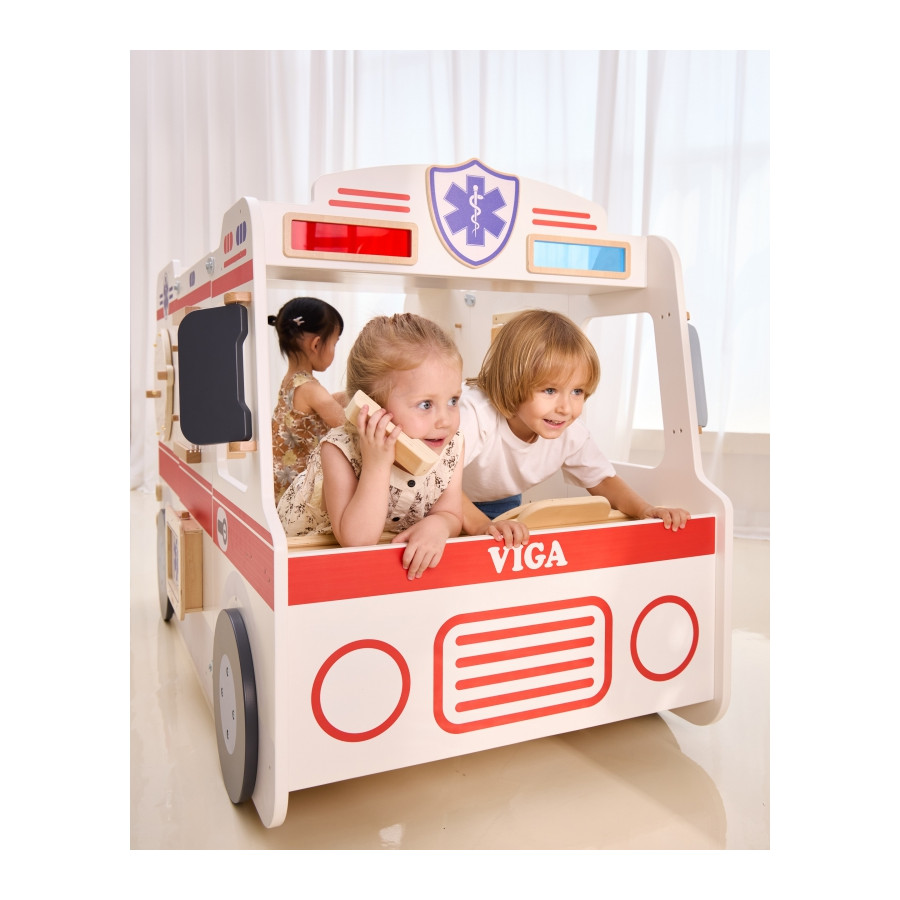 Duży ambulans z akcesoriami / Viga